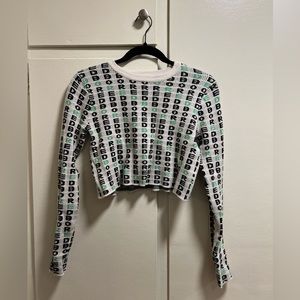 Collusion cropped sweater